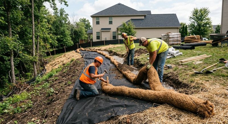Yard Erosion Remediation